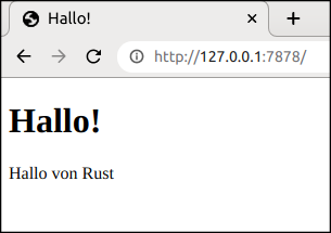 Hallo von Rust